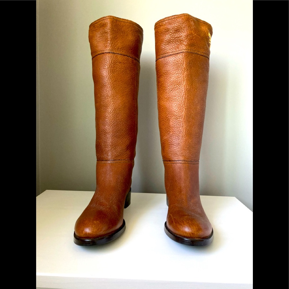 Prada knee length boots